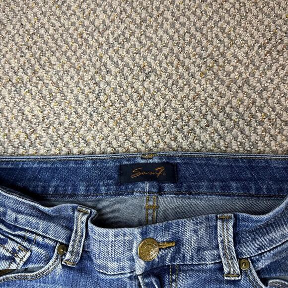 Perfect rare vintage y2k low rise 7’s jeans - Picture 5 of 8